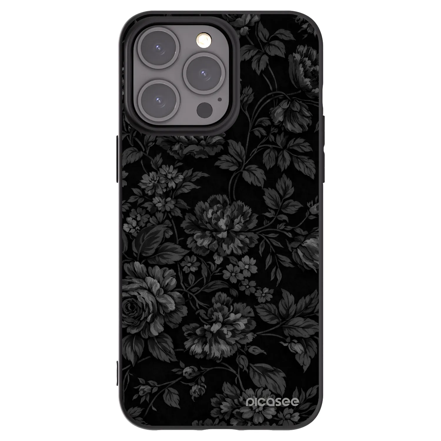 Picasee fekete szilikon tok az alábbi mobiltelefonokra Apple iPhone 15 Pro Max - Dark Romance