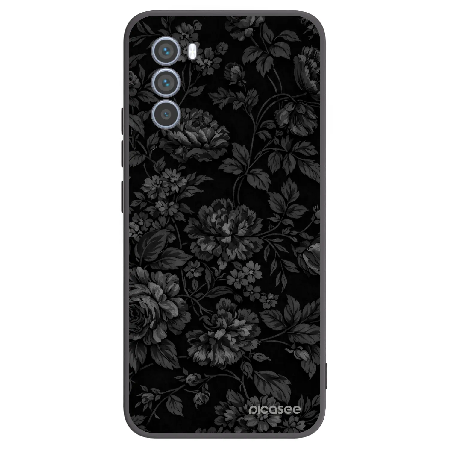 Picasee fekete szilikon tok az alábbi mobiltelefonokra Motorola Moto G62 - Dark Romance