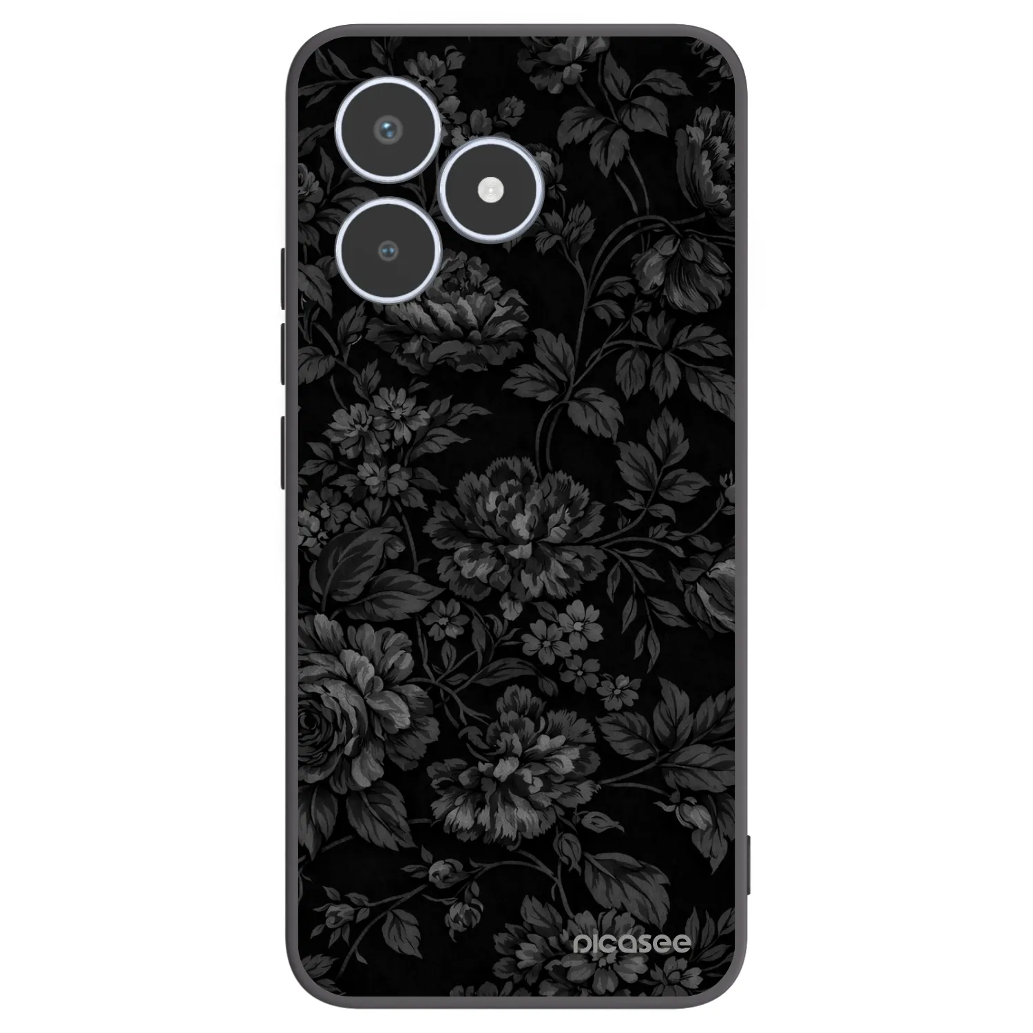 Picasee fekete szilikon tok az alábbi mobiltelefonokra Realme C53 - Dark Romance
