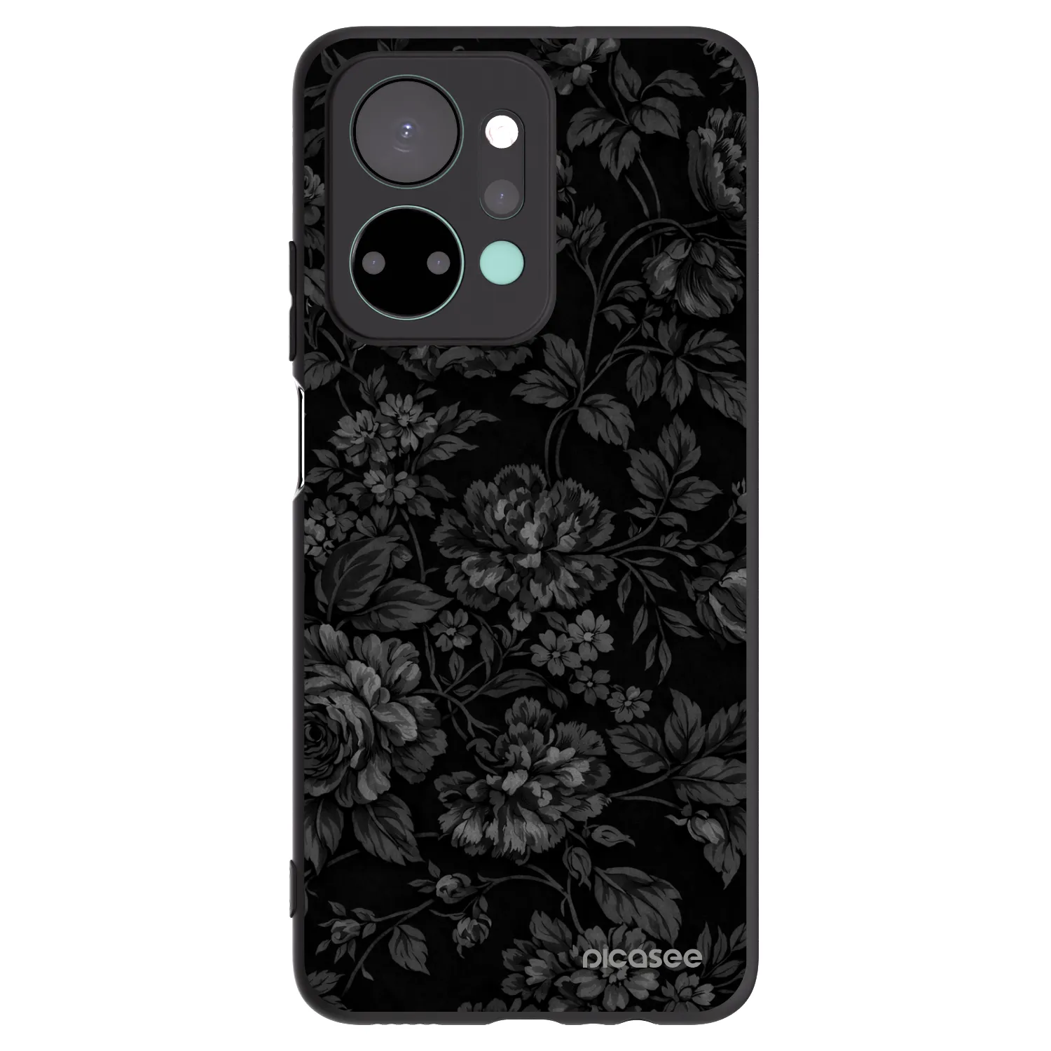Picasee fekete szilikon tok az alábbi mobiltelefonokra Honor X7a - Dark Romance