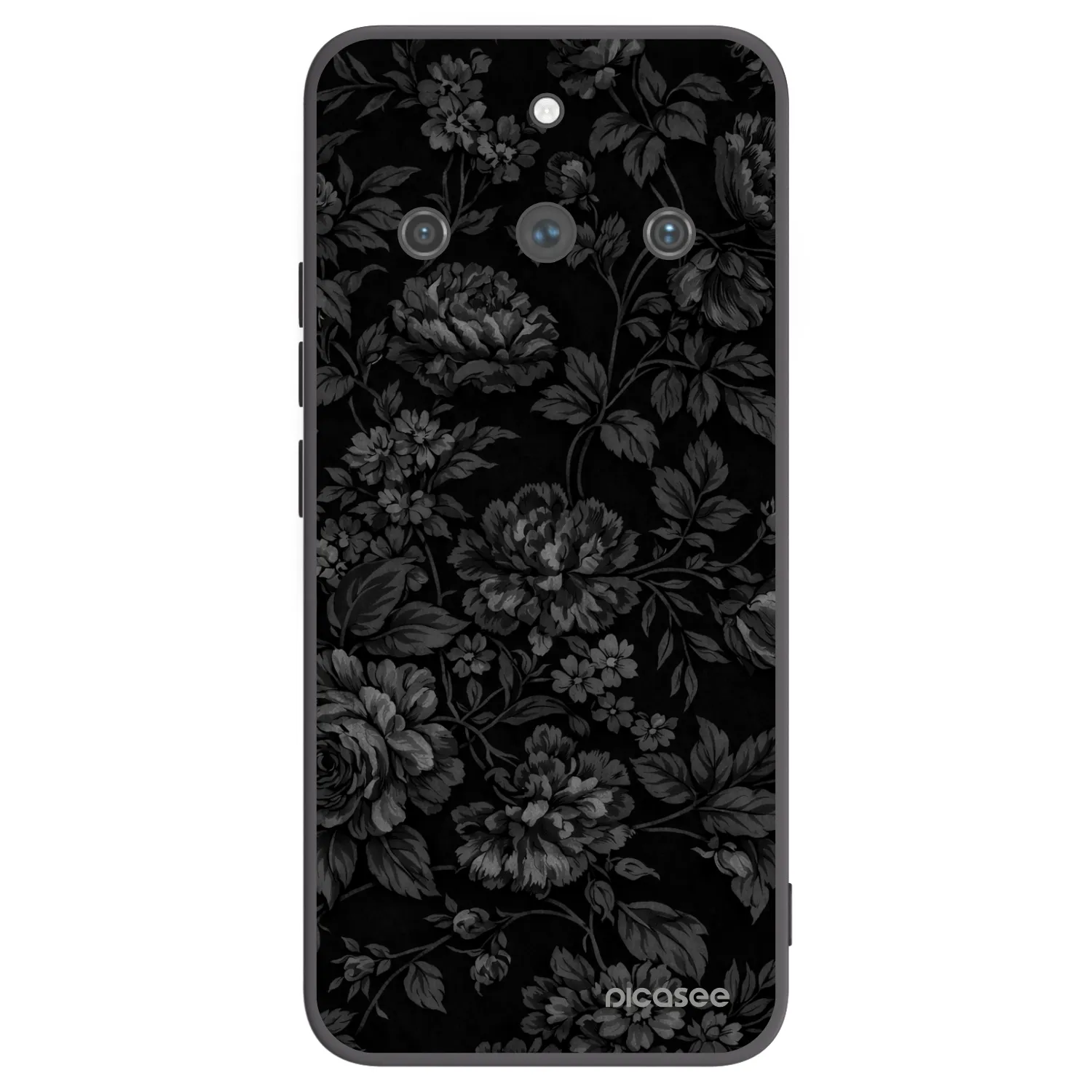 Picasee fekete szilikon tok az alábbi mobiltelefonokra Realme 11 Pro+ - Dark Romance