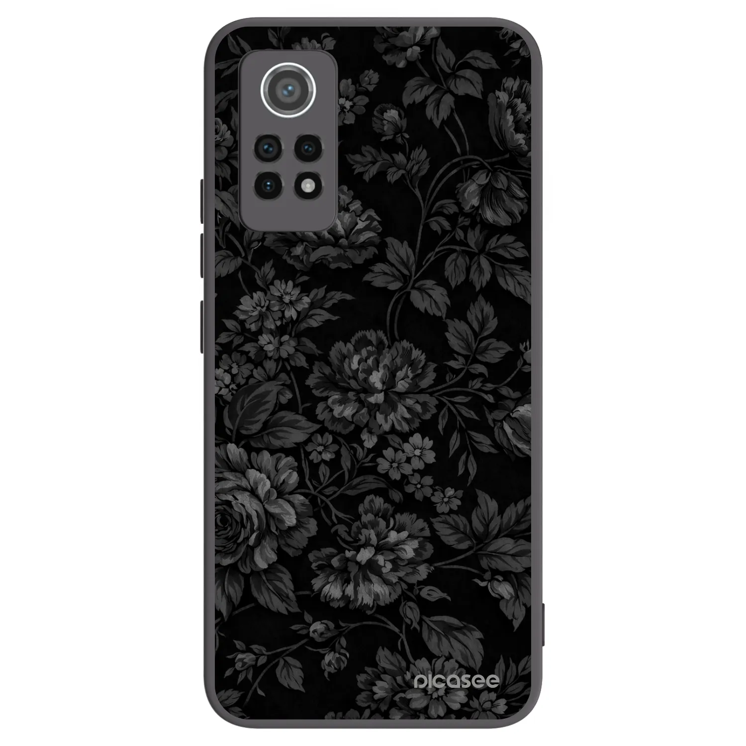 Picasee fekete szilikon tok az alábbi mobiltelefonokra Xiaomi Redmi Note 12 Pro 4G - Dark Romance