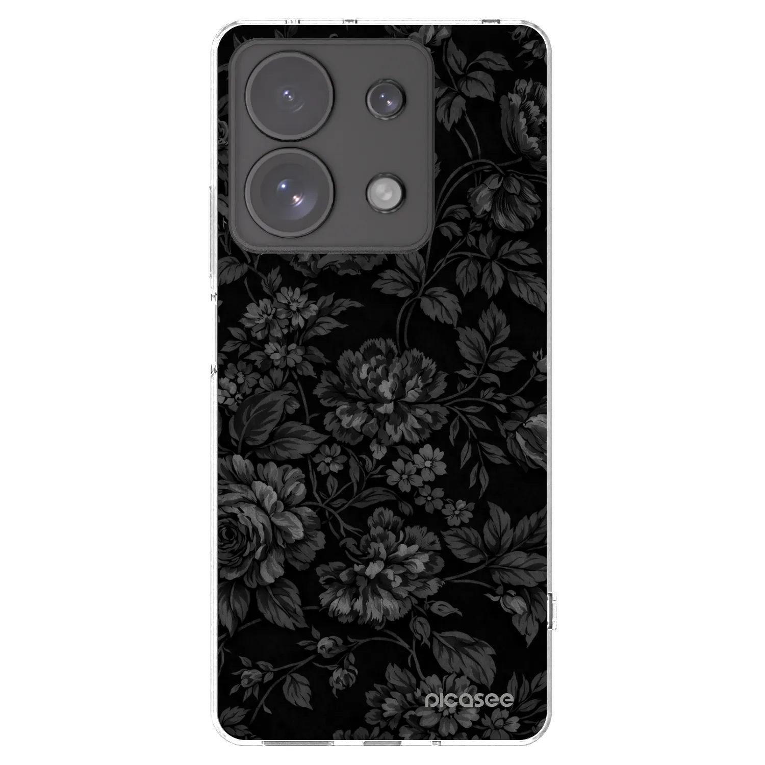 Picasee átlátszó szilikon tok az alábbi mobiltelefonokra Xiaomi Redmi Note 13 Pro 4G - Dark Romance