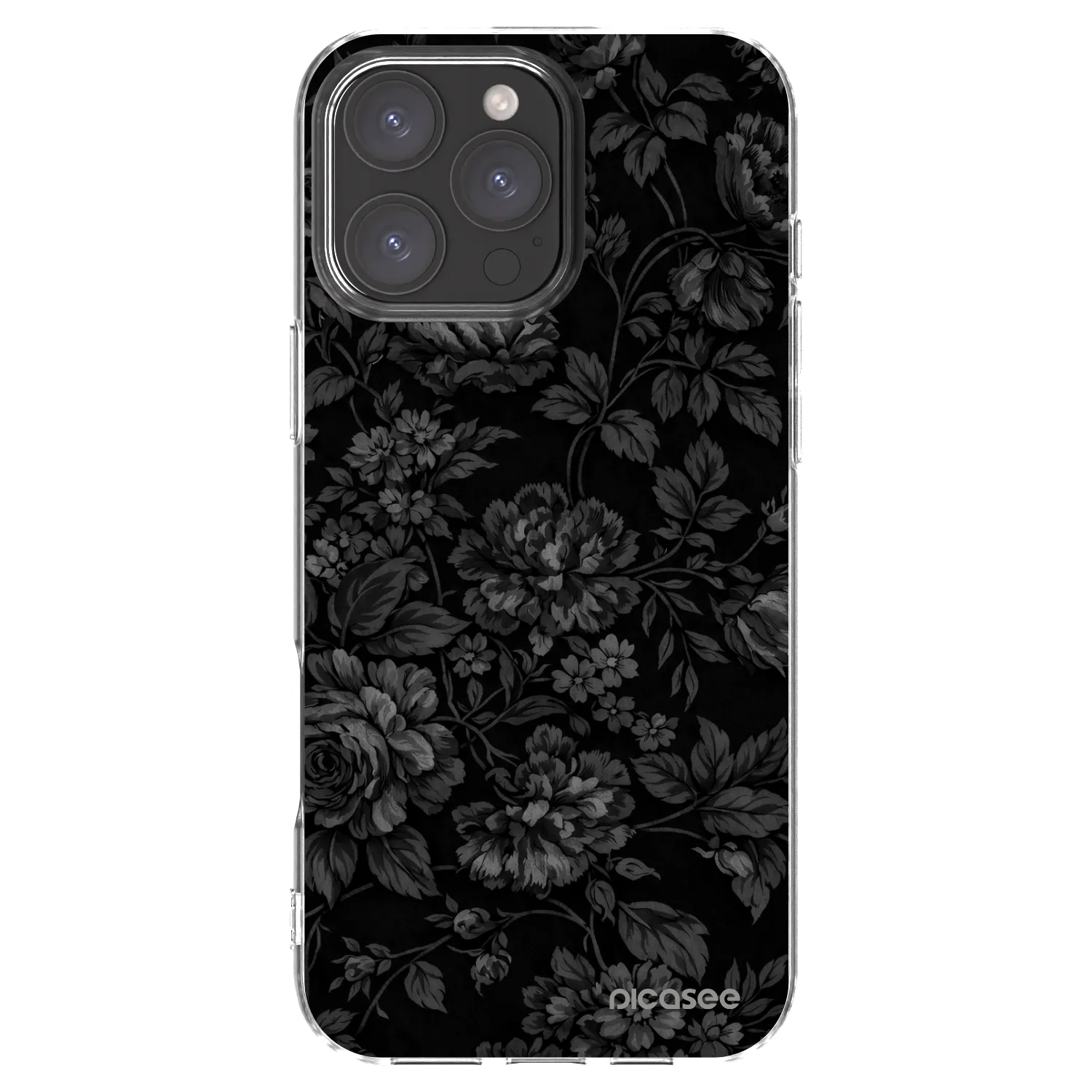 Picasee átlátszó szilikon tok az alábbi mobiltelefonokra Apple iPhone 16 Pro Max - Dark Romance