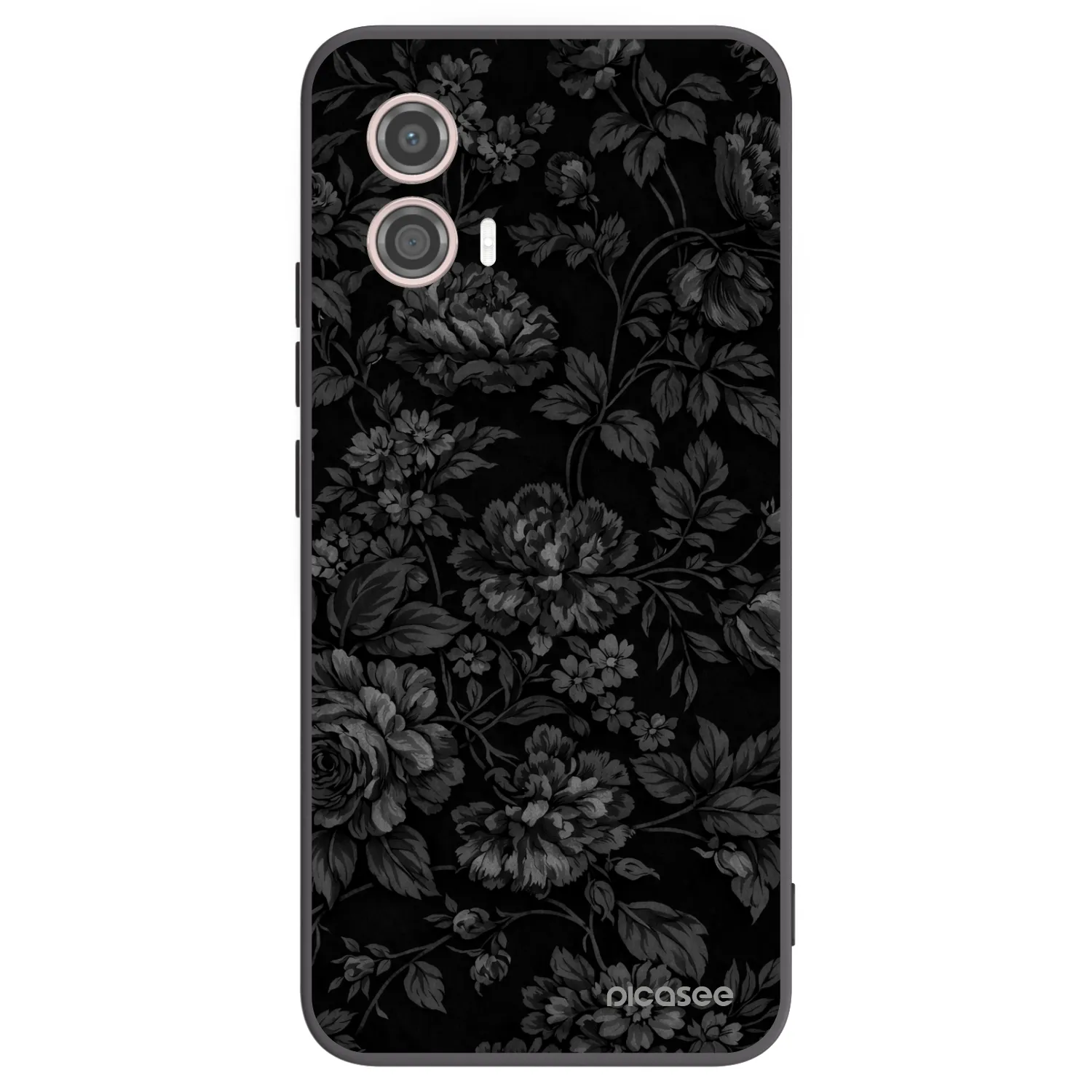 Picasee fekete szilikon tok az alábbi mobiltelefonokra Motorola Moto G53 5G - Dark Romance