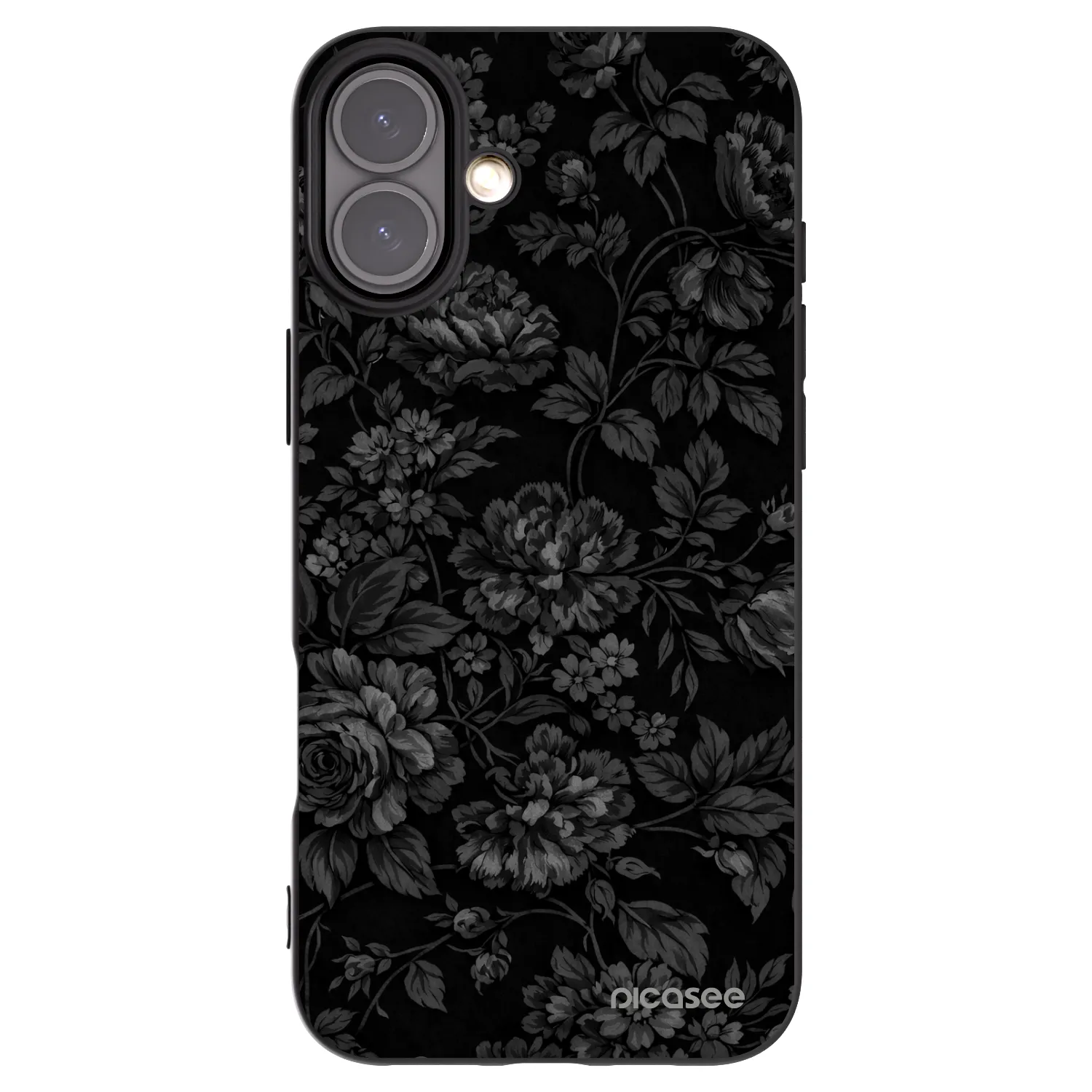 Picasee fekete szilikon tok az alábbi mobiltelefonokra Apple iPhone 16 Plus - Dark Romance
