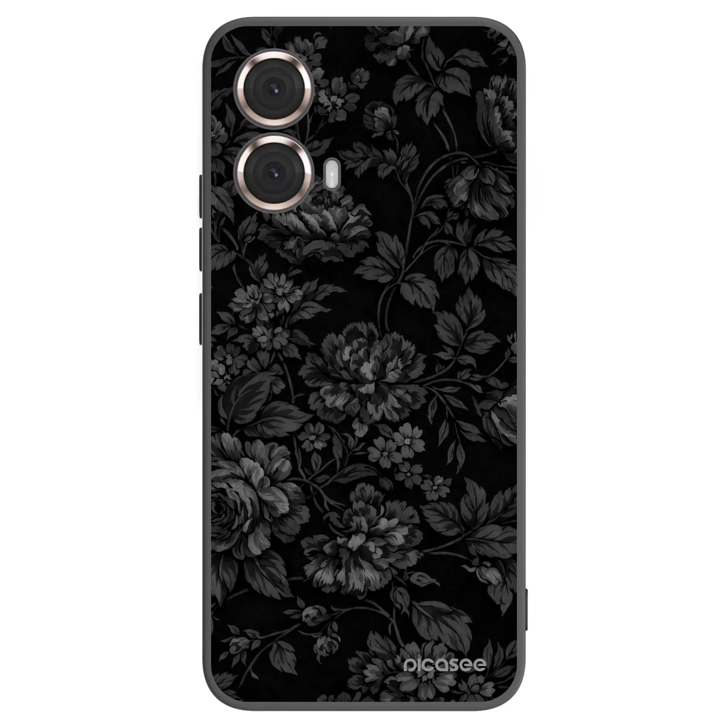 Picasee fekete szilikon tok az alábbi mobiltelefonokra Motorola Moto G85 - Dark Romance
