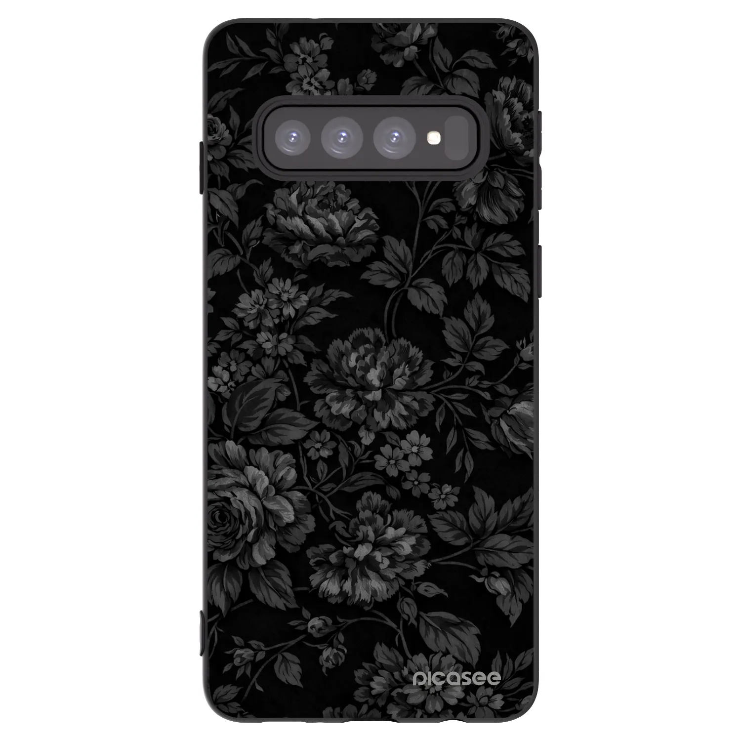 Picasee fekete szilikon tok az alábbi mobiltelefonokra Samsung Galaxy S10 G973 - Dark Romance