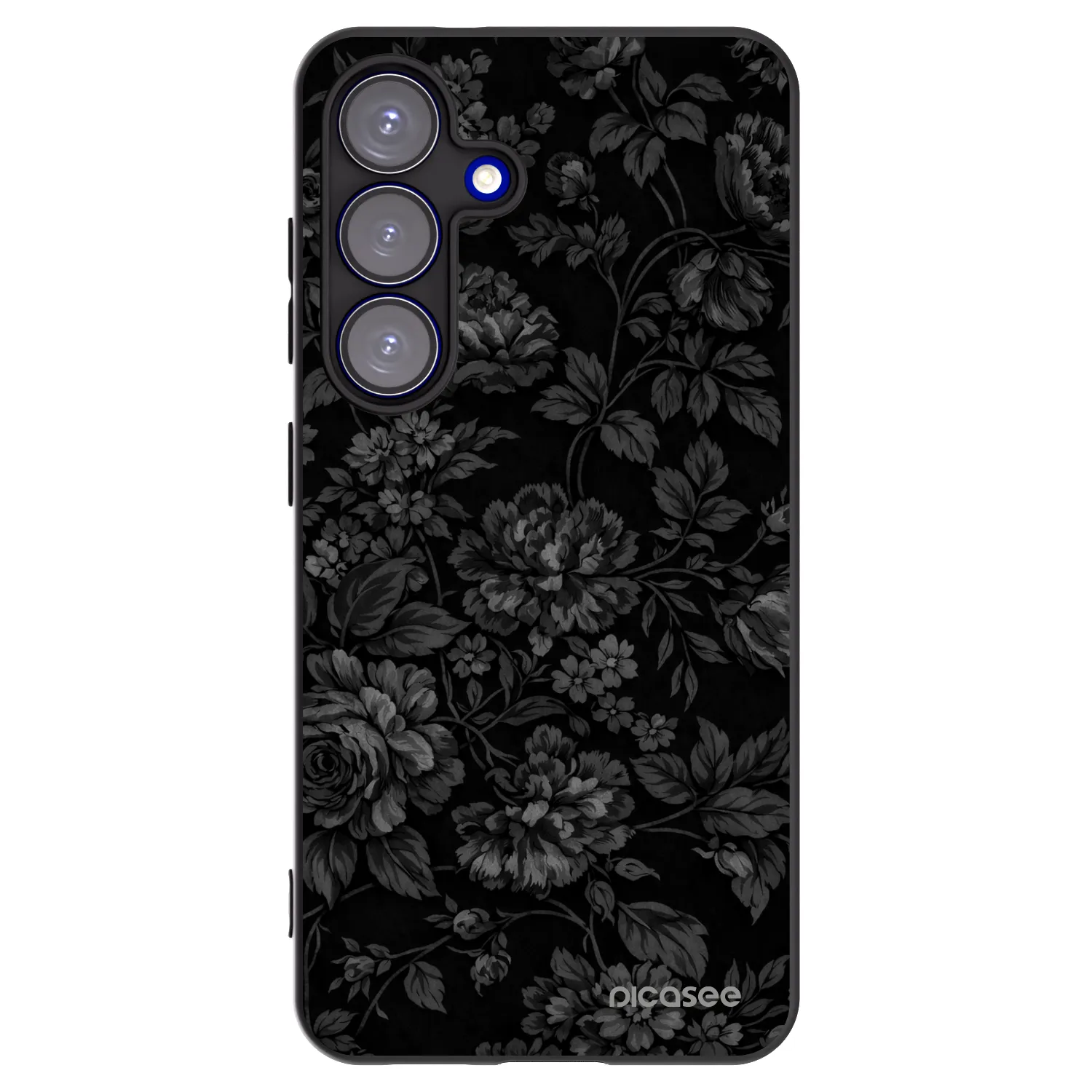Picasee fekete szilikon tok az alábbi mobiltelefonokra Samsung Galaxy S25 5G - Dark Romance