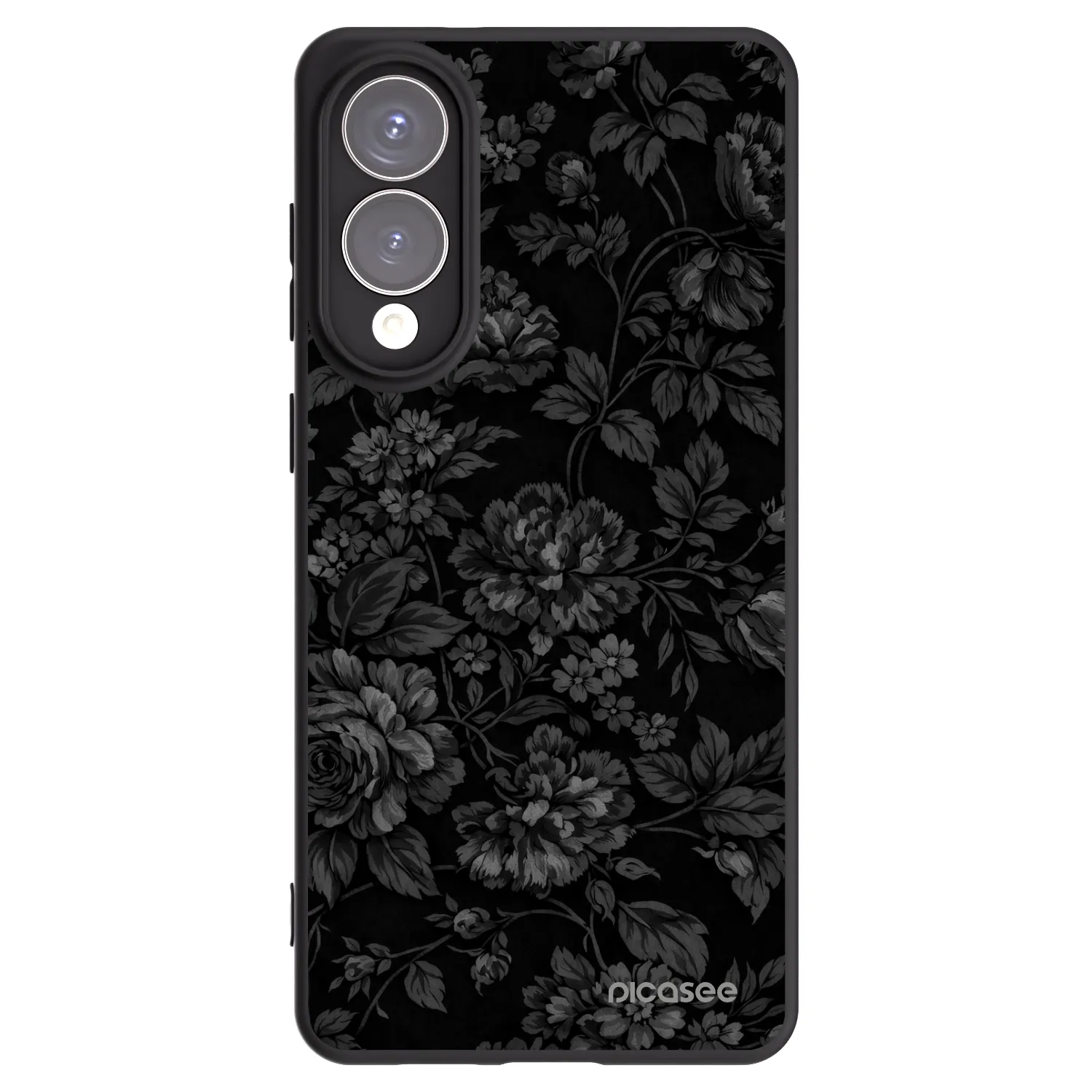 Picasee fekete szilikon tok az alábbi mobiltelefonokra Samsung Galaxy S25 Edge 5G - Dark Romance