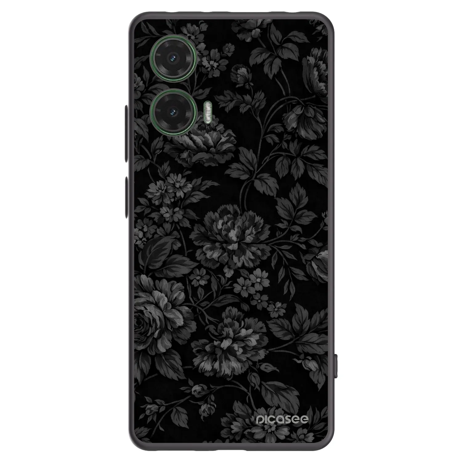 Picasee fekete szilikon tok az alábbi mobiltelefonokra Motorola Moto G35 5G - Dark Romance