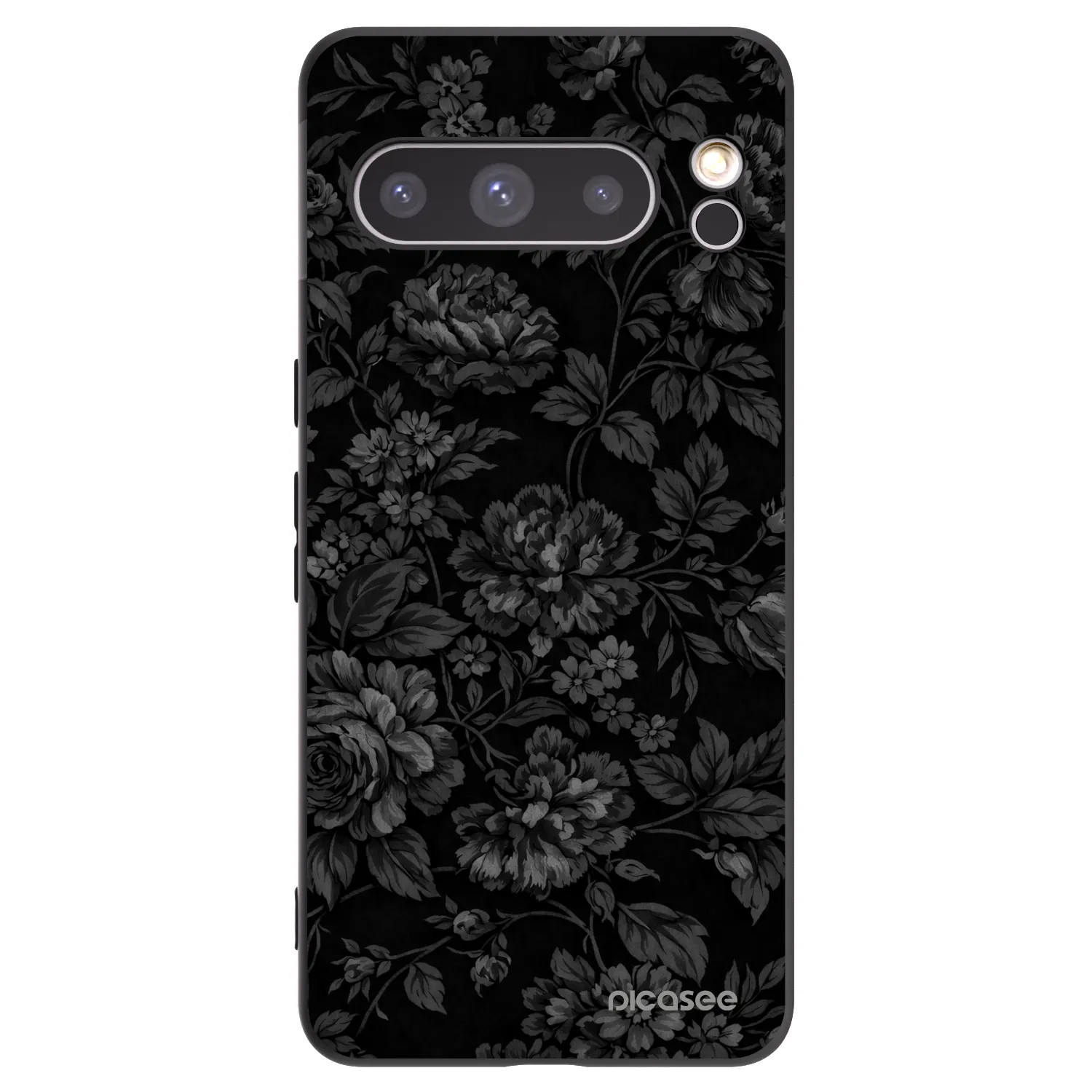 Picasee fekete szilikon tok az alábbi mobiltelefonokra Google Pixel 8 Pro - Dark Romance