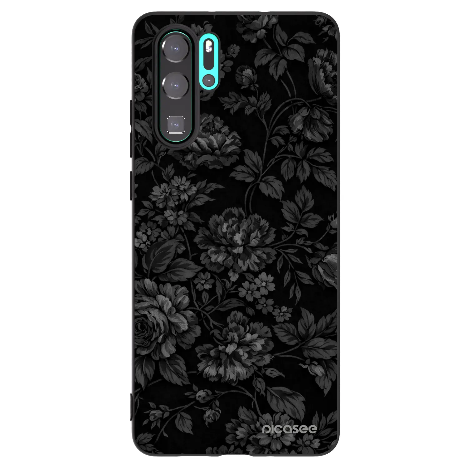 Picasee fekete szilikon tok az alábbi mobiltelefonokra Huawei P30 Pro - Dark Romance