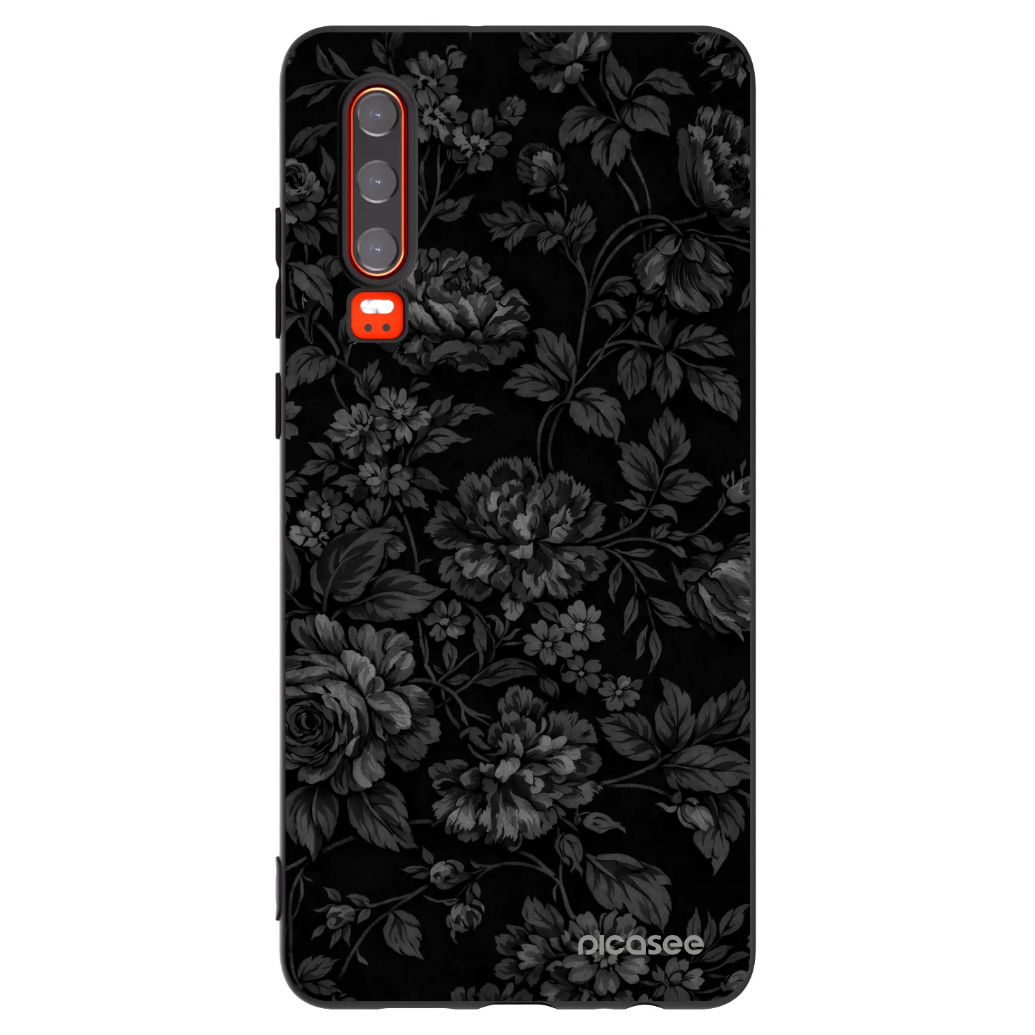 Picasee fekete szilikon tok az alábbi mobiltelefonokra Huawei P30 - Dark Romance