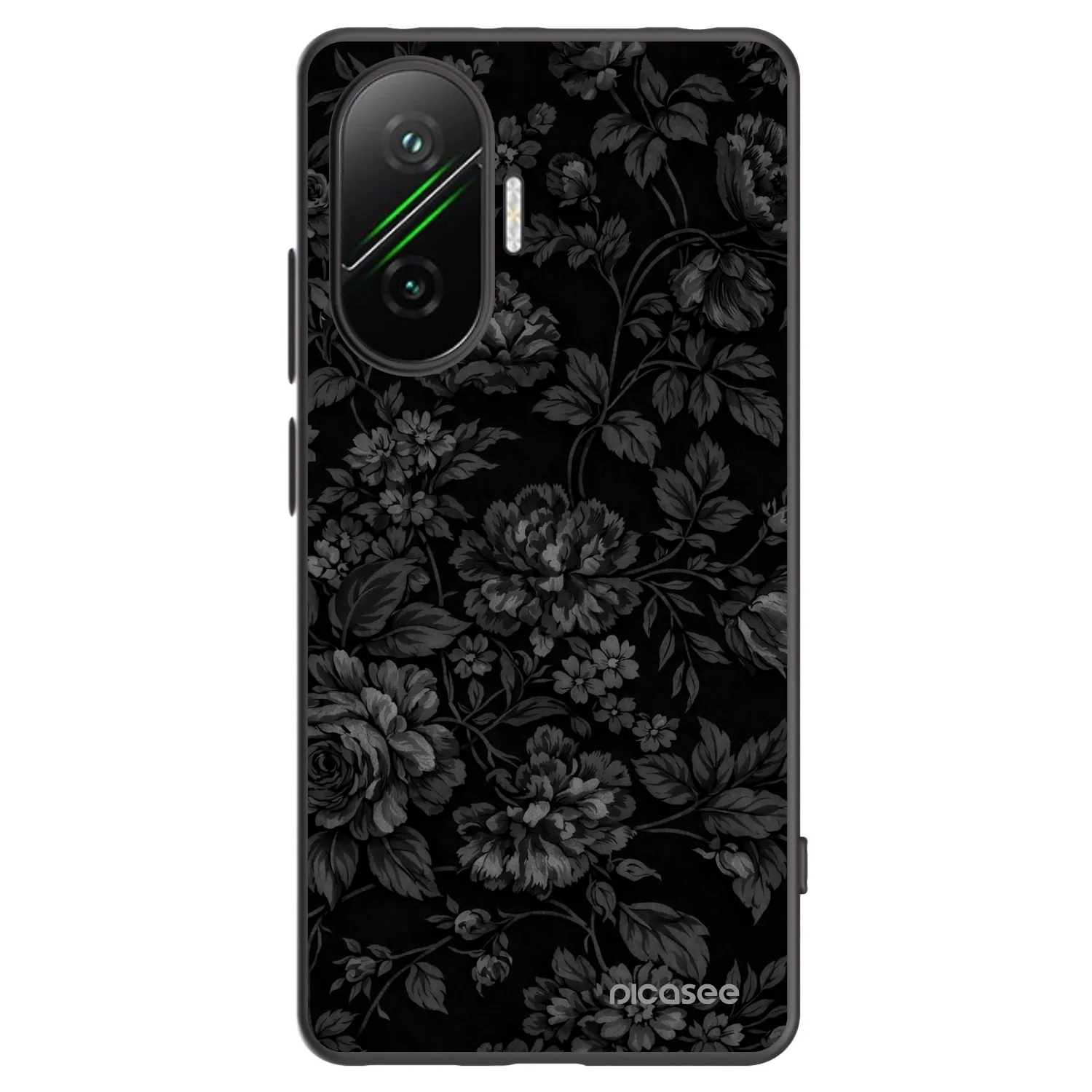 Picasee fekete szilikon tok az alábbi mobiltelefonokra Xiaomi Poco F7 Pro 5G - Dark Romance