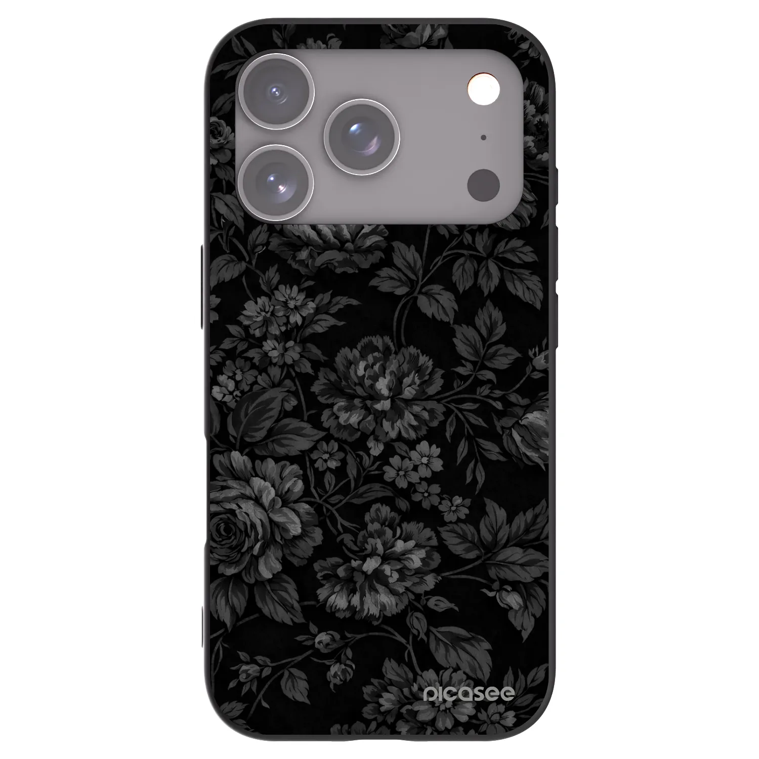 Picasee fekete szilikon tok az alábbi mobiltelefonokra Apple iPhone 17 Pro - Dark Romance