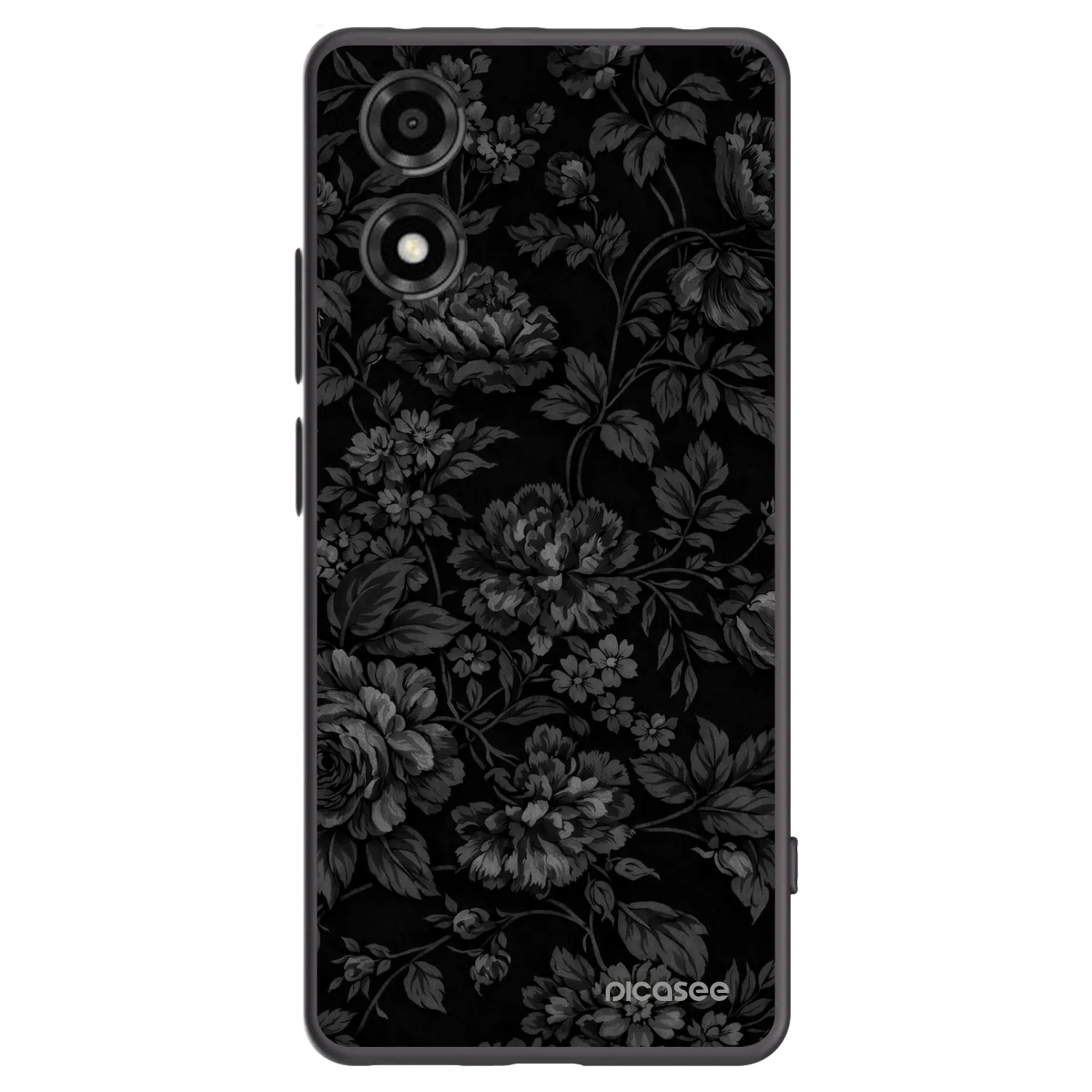 Picasee fekete szilikon tok az alábbi mobiltelefonokra Motorola Moto E14 - Dark Romance