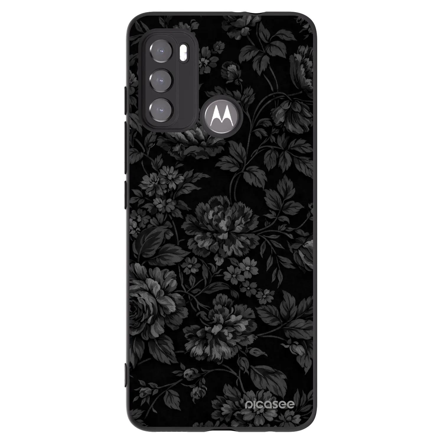 Picasee fekete szilikon tok az alábbi mobiltelefonokra Motorola Edge 60 5G - Dark Romance