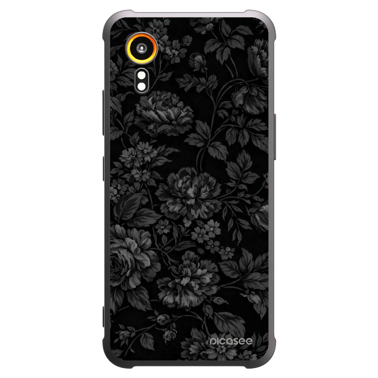 Picasee fekete szilikon tok az alábbi mobiltelefonokra Samsung Galaxy Xcover 7 - Dark Romance