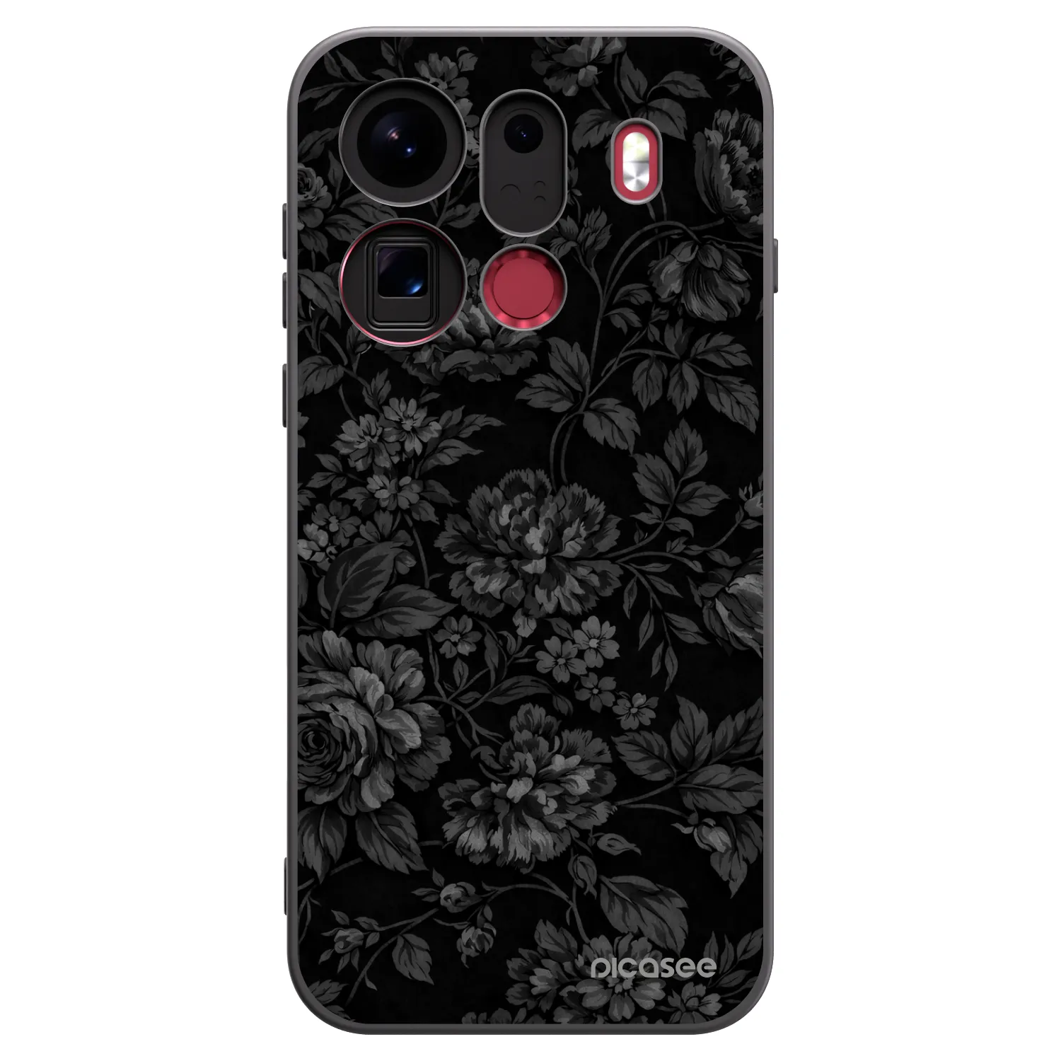 Picasee fekete szilikon tok az alábbi mobiltelefonokra OPPO Find X9 Pro - Dark Romance