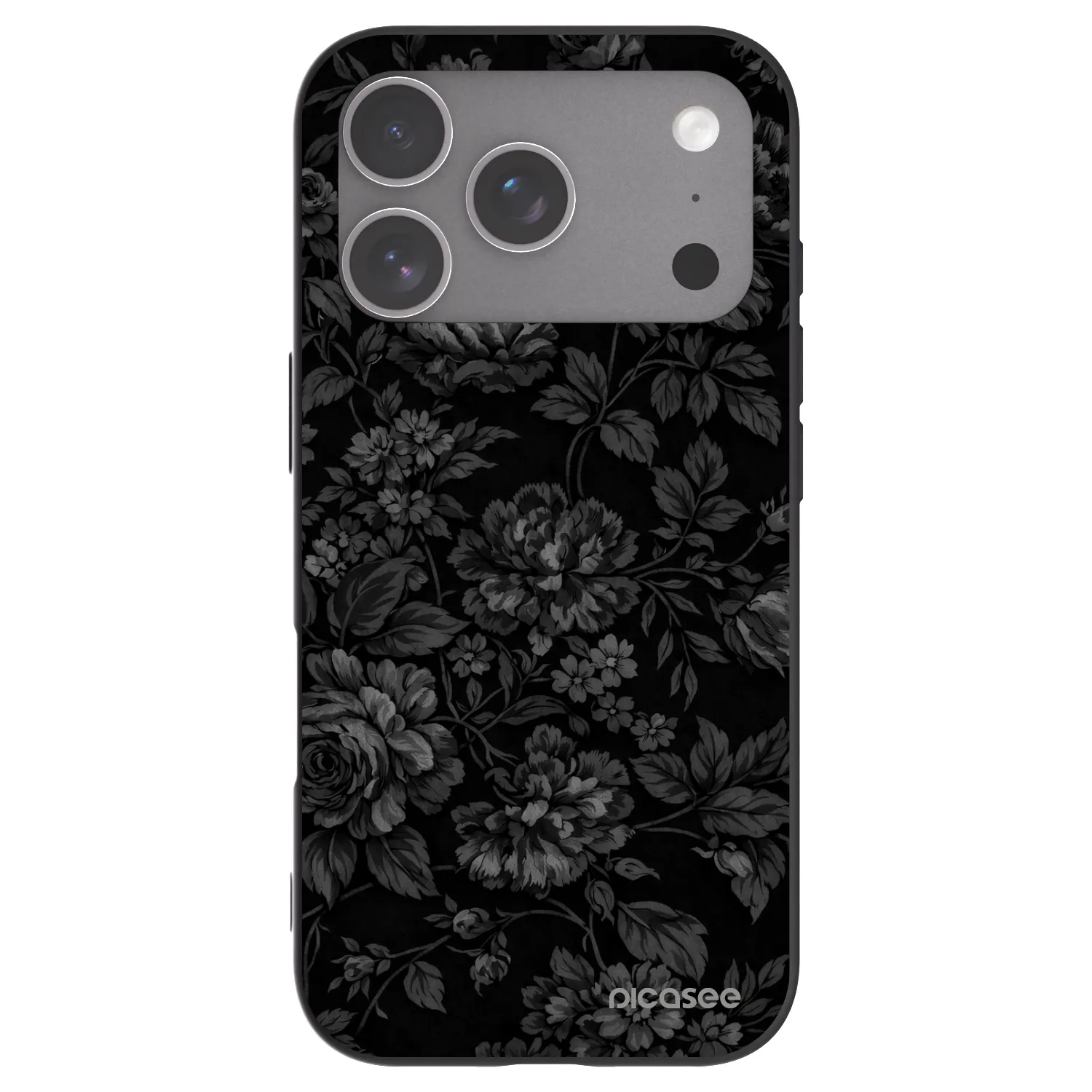Picasee fekete szilikon tok az alábbi mobiltelefonokra Apple iPhone 18 Pro - Dark Romance
