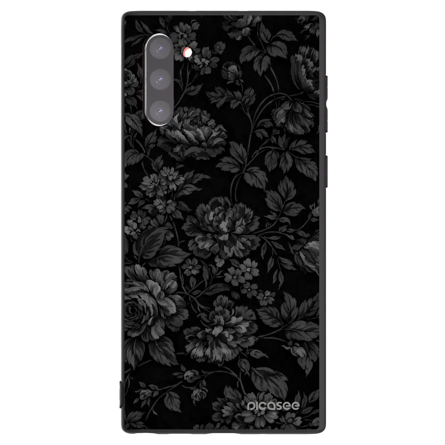 Picasee fekete szilikon tok az alábbi mobiltelefonokra Samsung Galaxy Note 10 N970F - Dark Romance