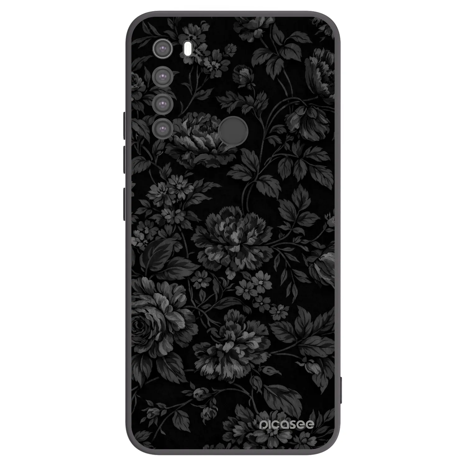 Picasee fekete szilikon tok az alábbi mobiltelefonokra Xiaomi Redmi Note 8 - Dark Romance