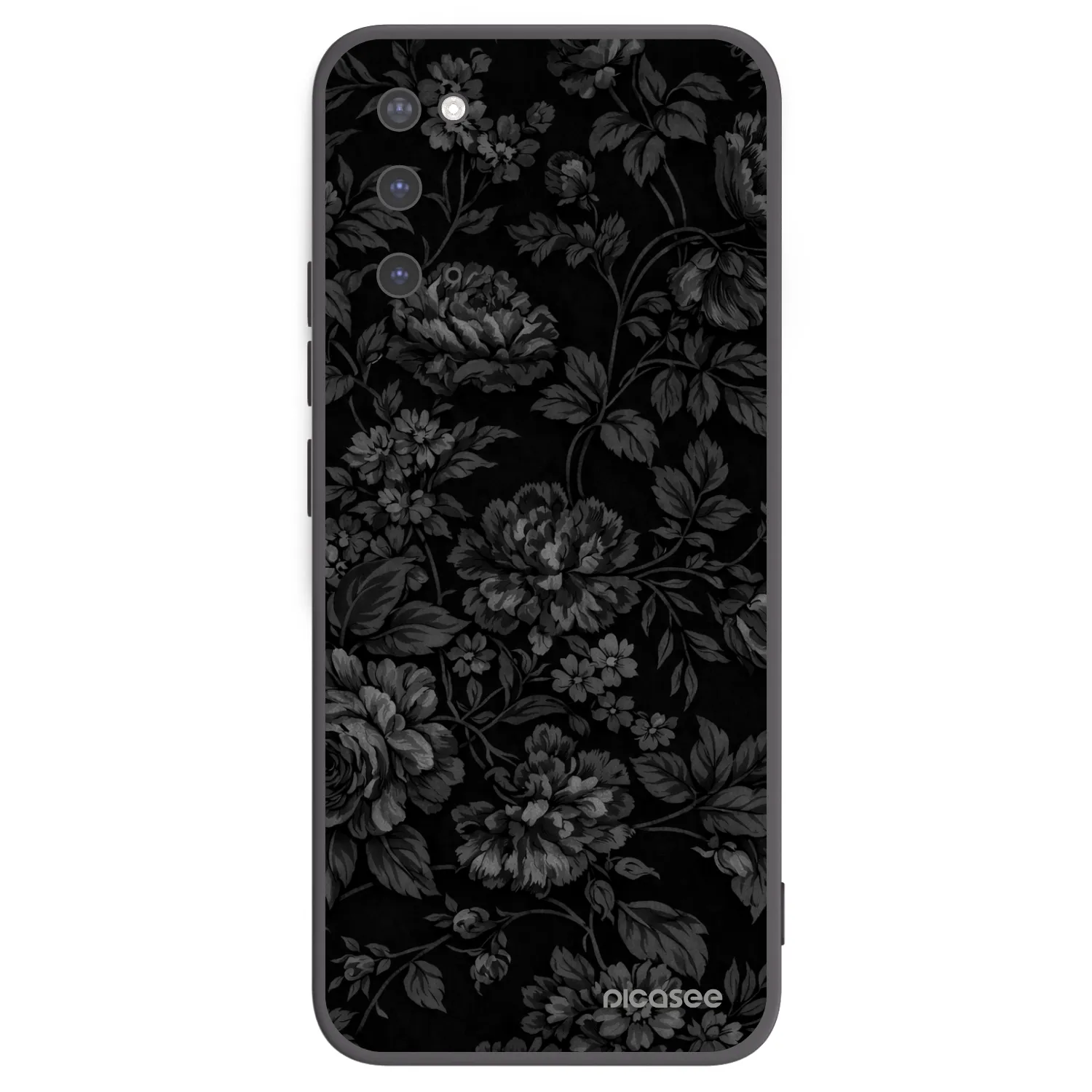 Picasee fekete szilikon tok az alábbi mobiltelefonokra Samsung Galaxy S20 G980F - Dark Romance