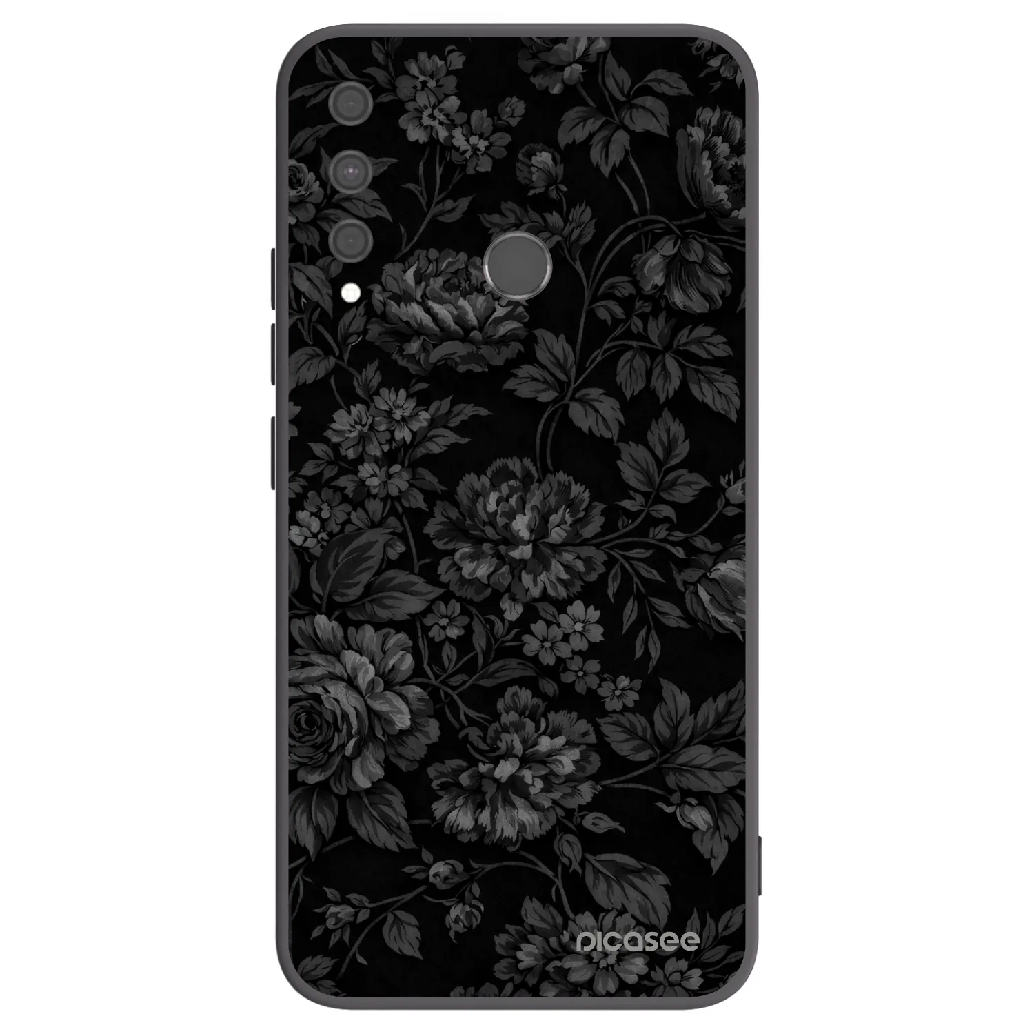 Picasee fekete szilikon tok az alábbi mobiltelefonokra Huawei P40 Lite E - Dark Romance