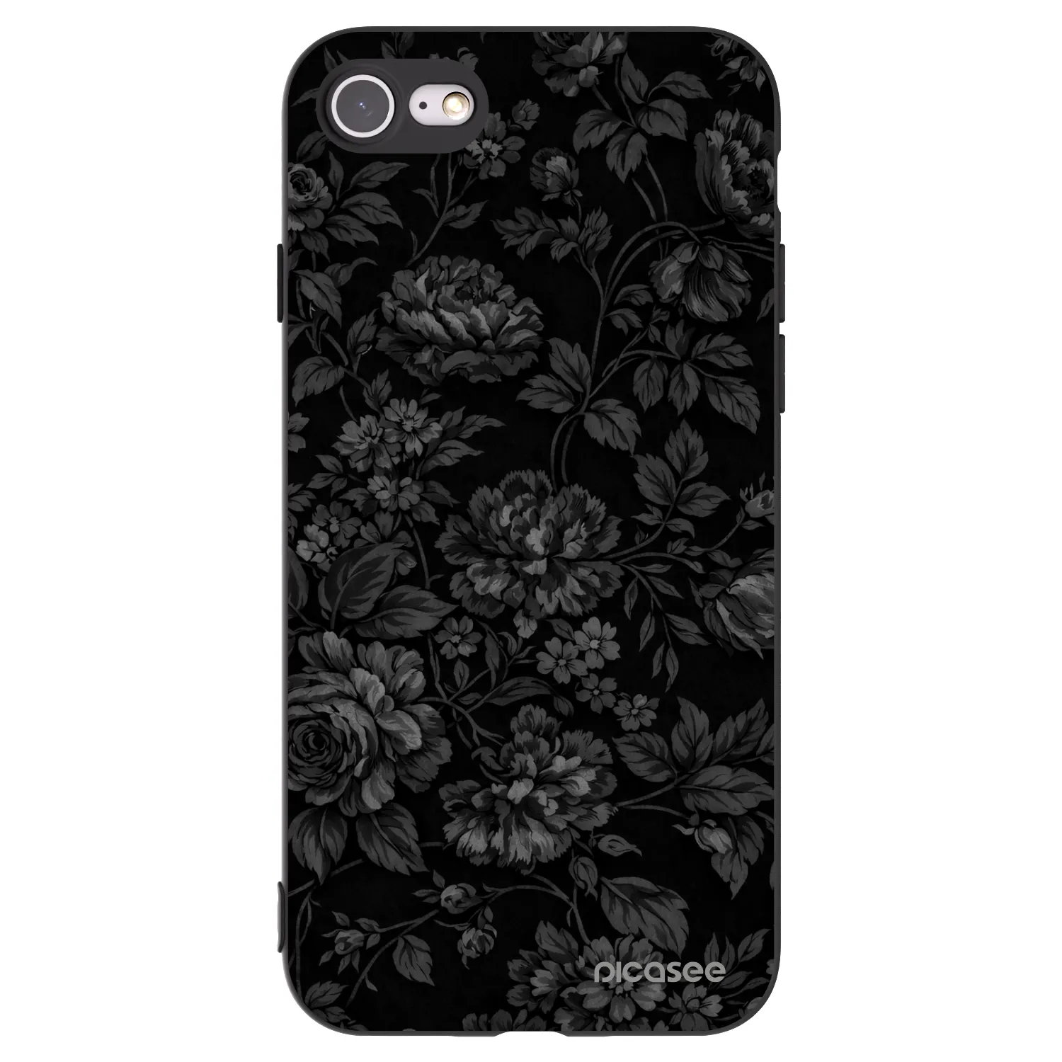 Picasee fekete szilikon tok az alábbi mobiltelefonokra Apple iPhone SE 2020 - Dark Romance