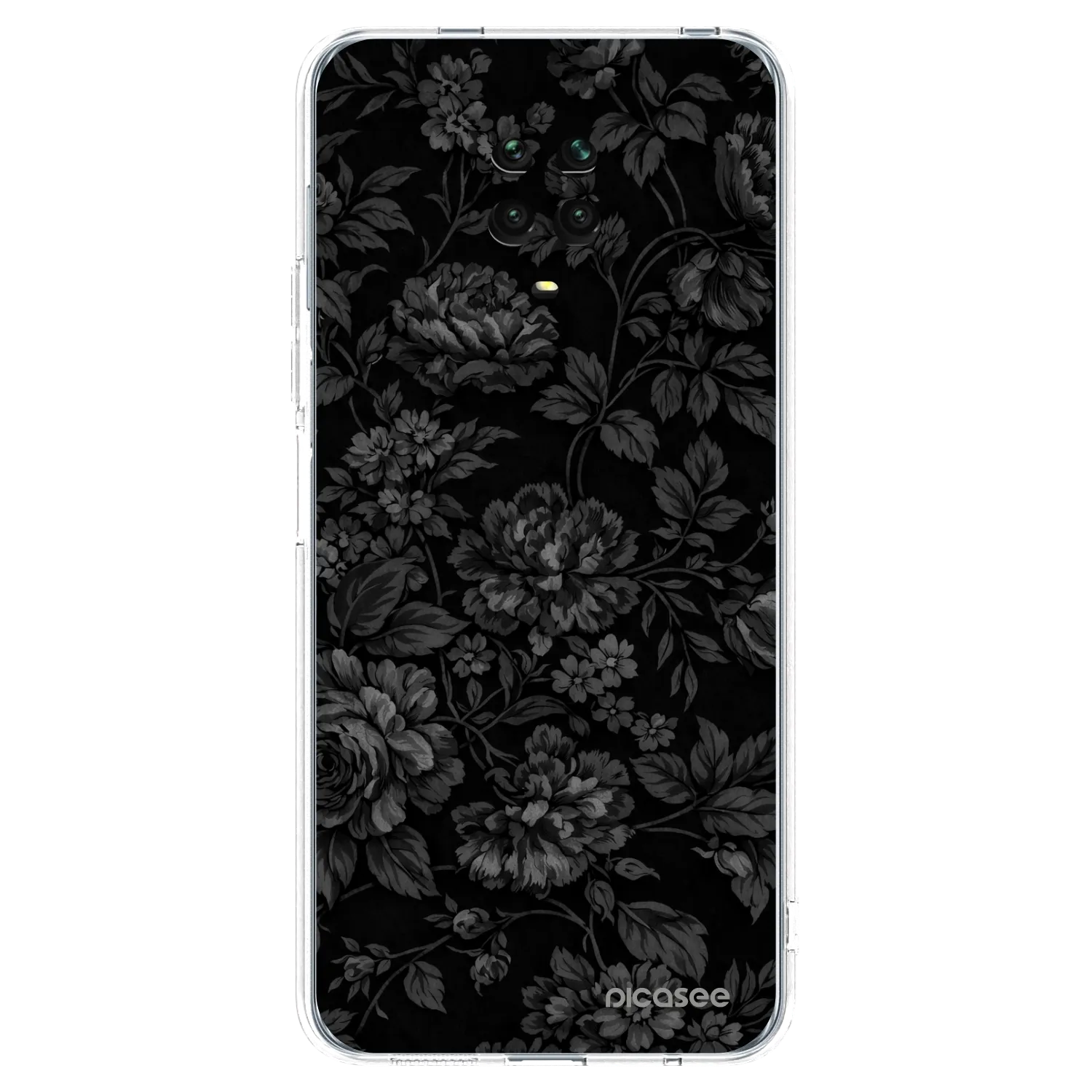 Picasee átlátszó szilikon tok az alábbi mobiltelefonokra Xiaomi Redmi Note 9 Pro - Dark Romance