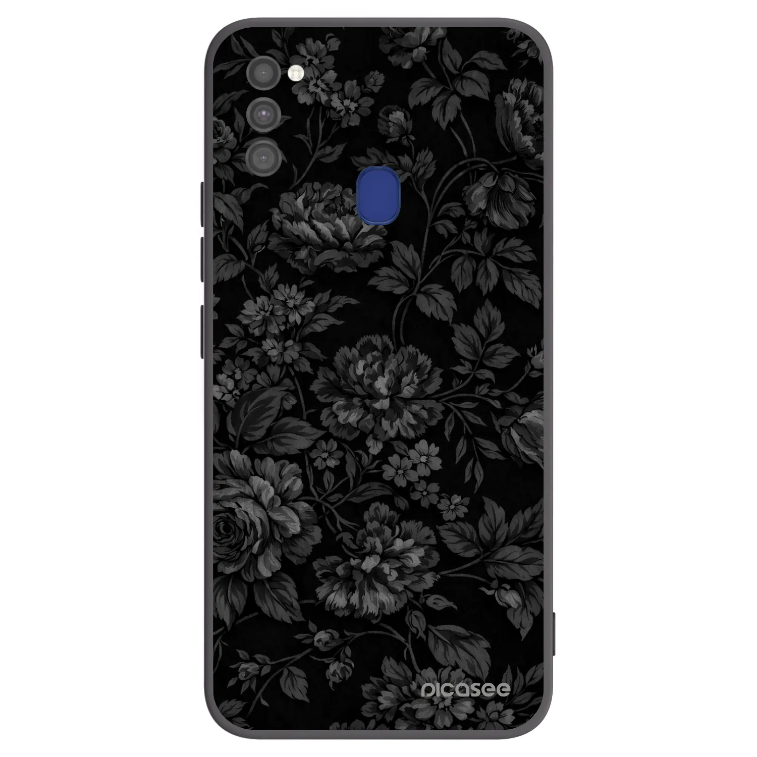 Picasee fekete szilikon tok az alábbi mobiltelefonokra Samsung Galaxy M21 M215F - Dark Romance