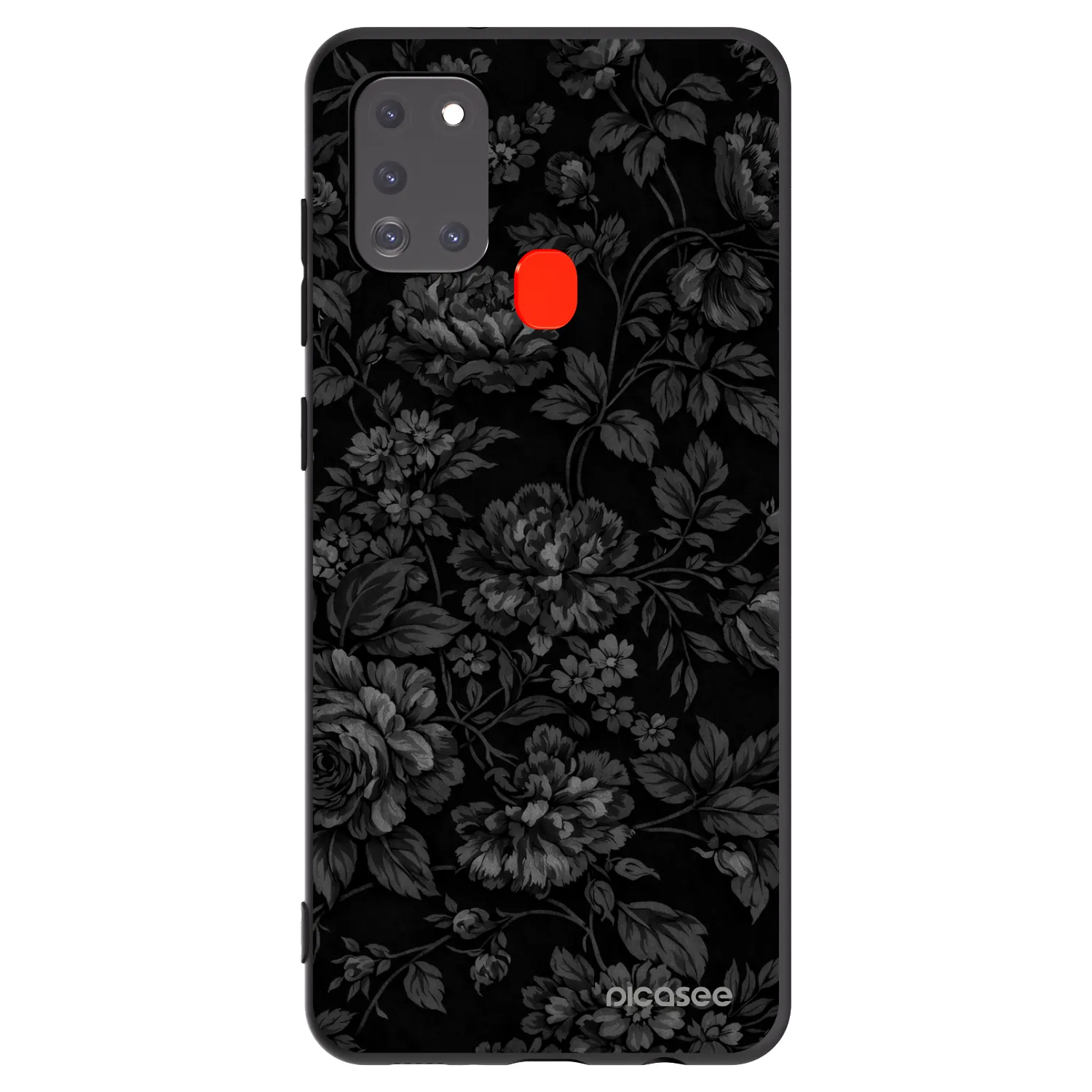 Picasee fekete szilikon tok az alábbi mobiltelefonokra Samsung Galaxy A21s - Dark Romance