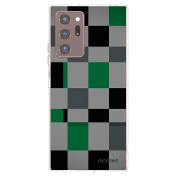 Picasee átlátszó szilikon tok az alábbi mobiltelefonokra Samsung Galaxy Note 20 Ultra - Block Grid