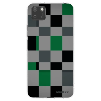 Picasee átlátszó szilikon tok az alábbi mobiltelefonokra Huawei Y5P - Block Grid
