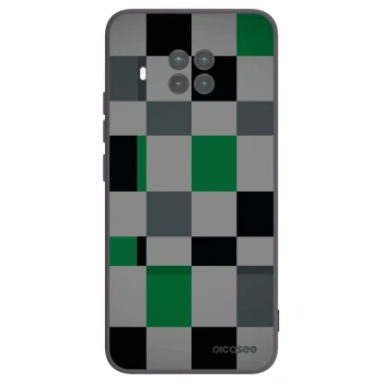 Picasee fekete szilikon tok az alábbi mobiltelefonokra Xiaomi Mi 10T Lite - Block Grid