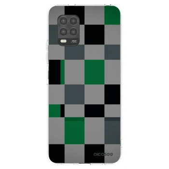 Picasee átlátszó szilikon tok az alábbi mobiltelefonokra Xiaomi Mi 10 Lite - Block Grid
