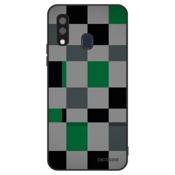 Szilikon tok erre a típusra Samsung Galaxy A40 A405F - Block Grid