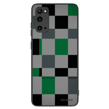 Szilikon tok erre a típusra Samsung Galaxy S20 G980F - Block Grid