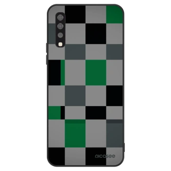 Szilikon tok erre a típusra Samsung Galaxy A70 A705F - Block Grid