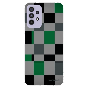 Picasee átlátszó szilikon tok az alábbi mobiltelefonokra Samsung Galaxy A32 4G SM-A325F - Block Grid