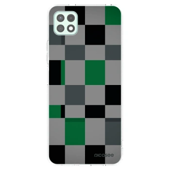 Picasee átlátszó szilikon tok az alábbi mobiltelefonokra Samsung Galaxy A22 A226B 5G - Block Grid