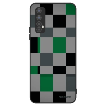 Szilikon tok erre a típusra Realme 7 - Block Grid