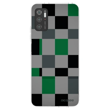 Picasee átlátszó szilikon tok az alábbi mobiltelefonokra Xiaomi Poco M3 Pro 5G - Block Grid