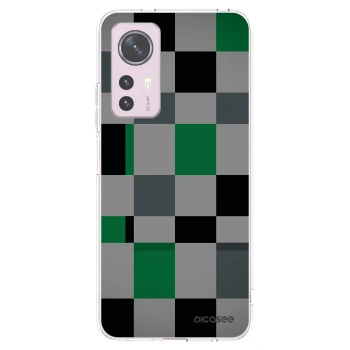 Picasee átlátszó szilikon tok az alábbi mobiltelefonokra Xiaomi 12 - Block Grid