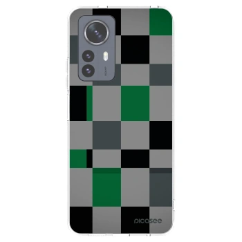 Picasee átlátszó szilikon tok az alábbi mobiltelefonokra Xiaomi 12 Pro - Block Grid