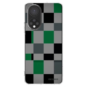 Picasee átlátszó szilikon tok az alábbi mobiltelefonokra Honor X7 - Block Grid