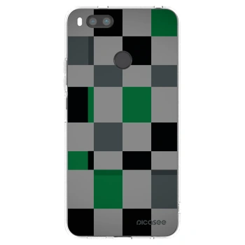 Picasee átlátszó szilikon tok az alábbi mobiltelefonokra Xiaomi Redmi A1 - Block Grid