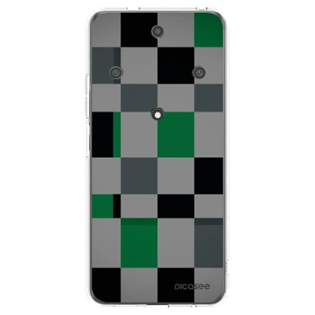 Picasee átlátszó szilikon tok az alábbi mobiltelefonokra Honor Magic5 Lite 5G - Block Grid