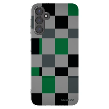 Picasee átlátszó szilikon tok az alábbi mobiltelefonokra Samsung Galaxy A14 5G A146P - Block Grid